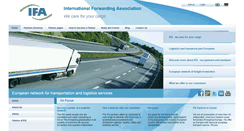 Desktop Screenshot of ifa-forwarding.net
